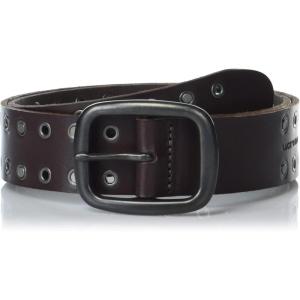 imageLucky Brand Mens Genuine Leather Belt  Classic  Casual  Everyday  Western  American Heritage  Metal BuckleGrommet and Stud  Brown