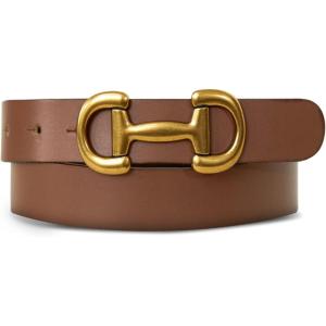 imageLucky Brand Womens Fashion Leather Belt  Stylish  Trend  Classic  Modern  Jean  Pant  Skirt  DressEquestrian  Tan