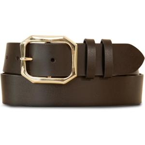 imageLucky Brand Womens Fashion Leather Belt  Stylish  Trend  Classic  Modern  Jean  Pant  Skirt  DressHigh Shine  Brown
