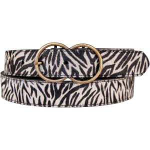 imageLucky Brand Womens Leather Belt  Leather  Trend  Stylish  Classic  Modern  Jeans  Pants  Skirt  DressHaircalf  Zebra