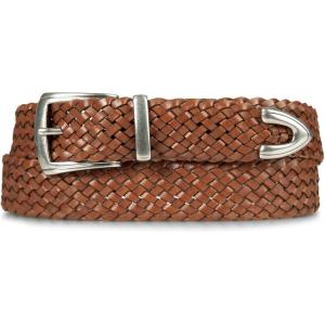 imageLucky Brand Womens WesternInspired Leather Belt  Classic  American Heritage  Casual  Vintage  CowboyBraided  Tan
