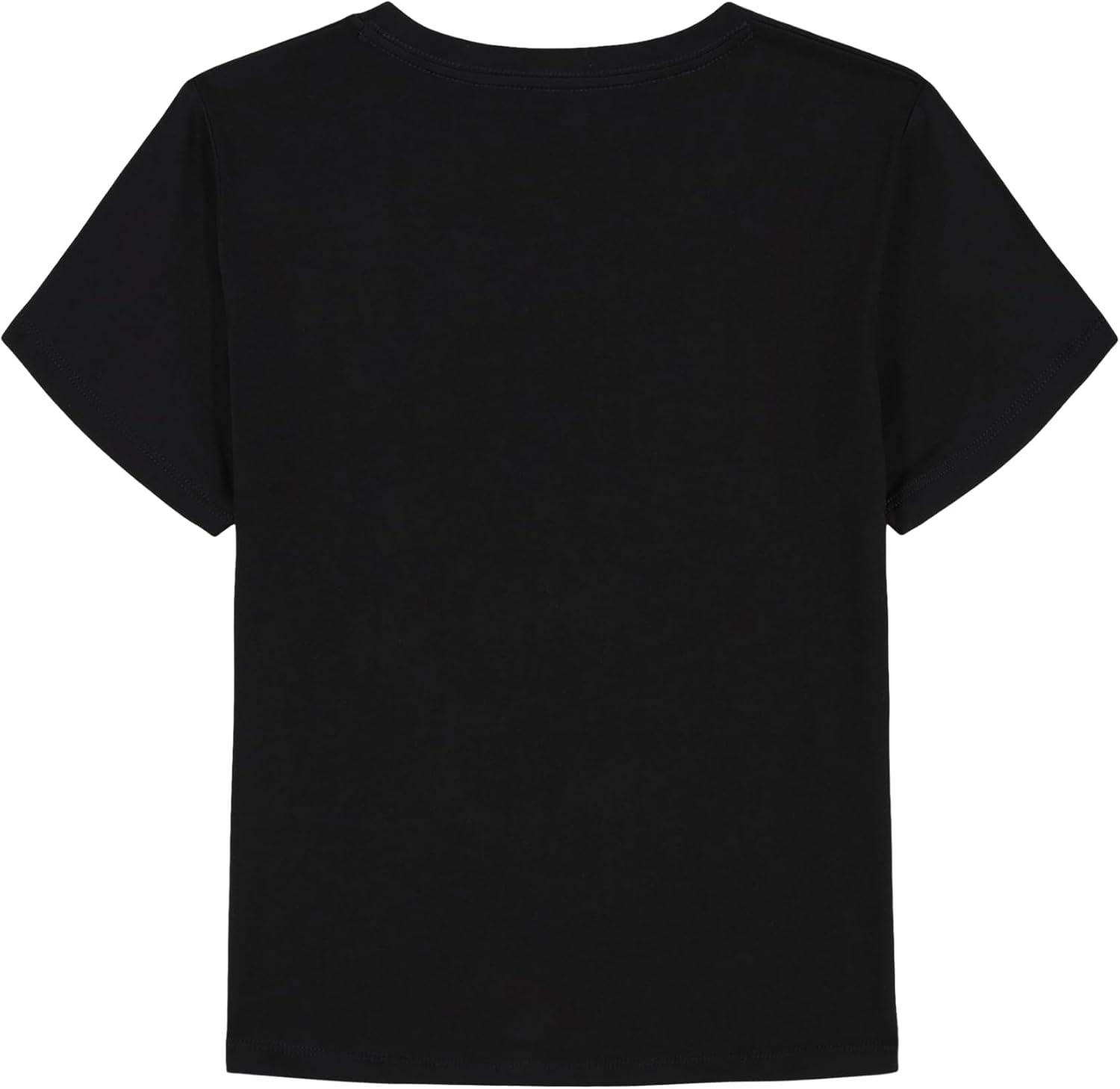 imageLucky Brand Girls Short Sleeve Graphic TShirt Tagless Cotton Tee with Fun DesignsHappy Thoughts