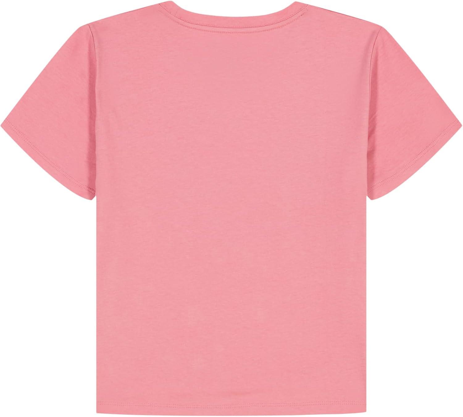 imageLucky Brand Girls Short Sleeve Graphic TShirt Tagless Cotton Tee with Fun DesignsWild Rose Trucker