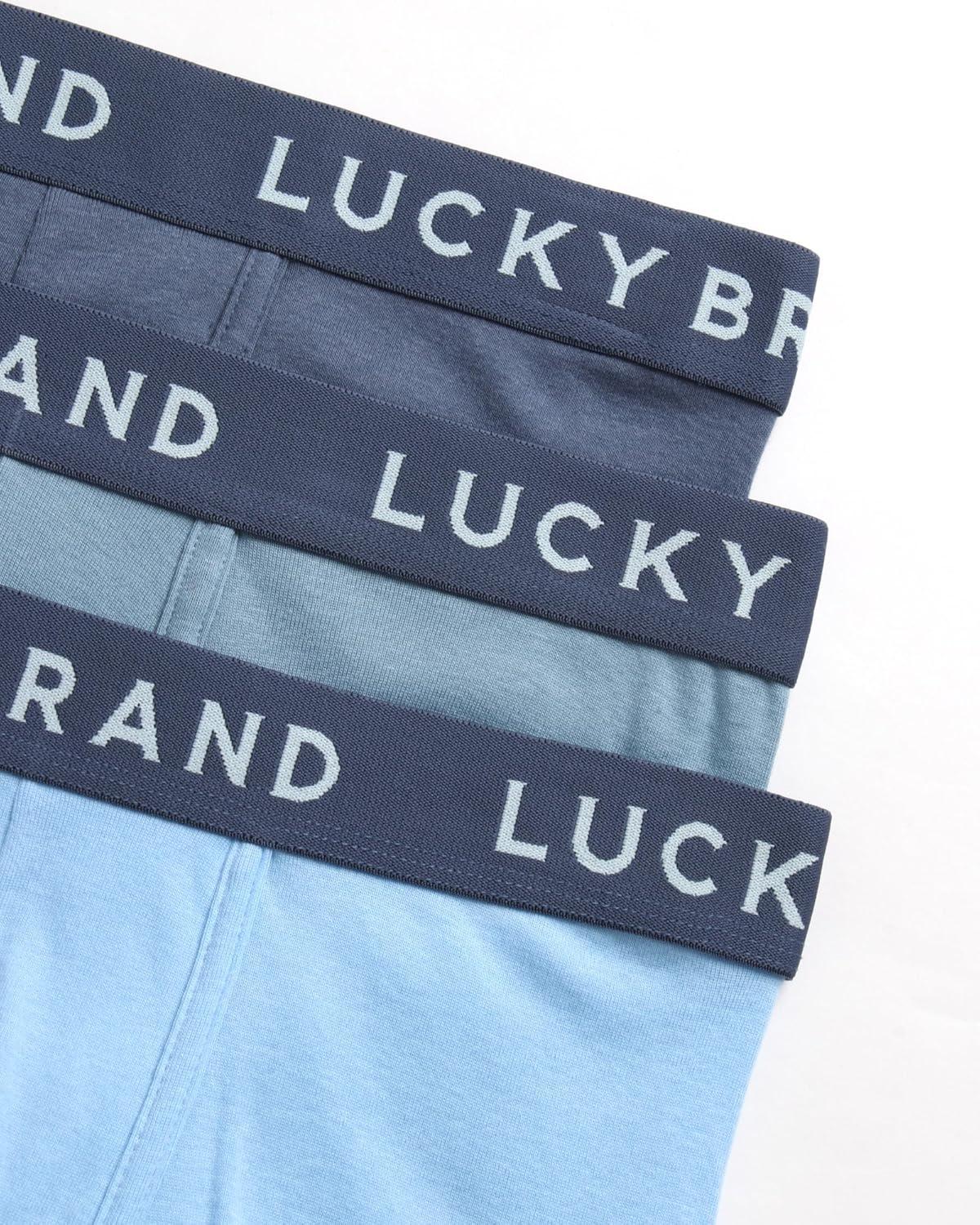 imageLucky Brand Mens Boxer Briefs  3 Pack Soft Mens Underwear Boxer Briefs with Contour Pouch  Breathable Boxers for MenVintage IndigoFaded DenimLight Blue