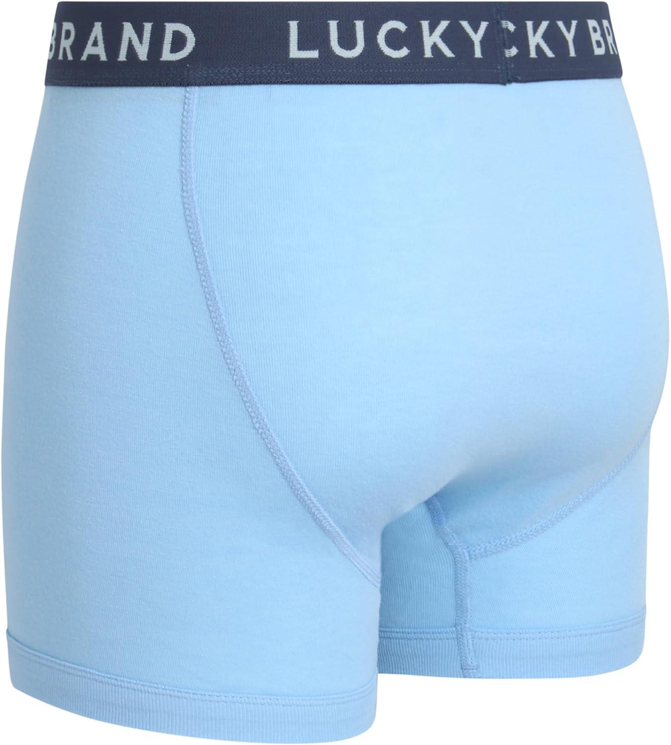 imageLucky Brand Mens Boxer Briefs  3 Pack Soft Mens Underwear Boxer Briefs with Contour Pouch  Breathable Boxers for MenVintage IndigoFaded DenimLight Blue