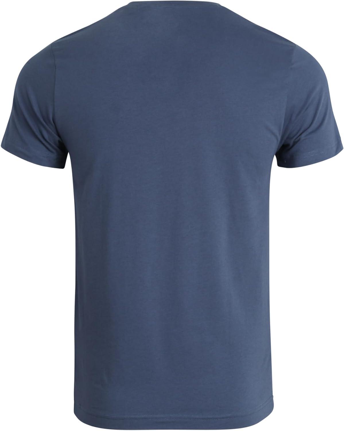 imageLucky Brand Mens TShirts  Classic Fit Short Sleeve Crewneck Mens Shirts  Soft Stretch Casual Undershirts for Men SXLJet BlackVintage Indigo