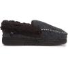 imageLucky Brand Boys Faux Wool Aline House Shoes for Kids Memory Foam SlippersBlackBlack