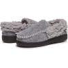 imageLucky Brand Boys Faux Wool Aline House Shoes for Kids Memory Foam SlippersGreyGrey