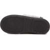 imageLucky Brand Boys Faux Wool Aline House Shoes for Kids Memory Foam SlippersGreyWhite