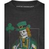 imageLucky Brand Boys Short Sleeve Graphic Crew Neck TShirt Soft Comfortable Relaxed FitStay Golden Charcoal
