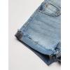 imageLucky Brand Girls Cuffed Jean Shorts Stretch Denim with 5 Pockets Mid to High Rise WaistRiley Christie