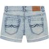 imageLucky Brand Girls Cuffed Jean Shorts Stretch Denim with 5 Pockets Mid to High Rise WaistRiley Indigo Marble