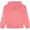 imageLucky Brand Girls Long Sleeve Fleece Full Zip Hoodie with Ribbed Cuffs ampamp WaistWild Rose Bouquet