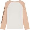 imageLucky Brand Girls Long Sleeve Graphic TShirt Tagless Cotton Tee with Fun DesignsCameo Rose Positivity