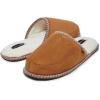 imageLucky Brand Memory Foam Rubber Sole Scuff Bedroom Slipper  Soft Comfy Mens Slippers  IndoorOutdoor Mens House SlippersTan