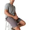 imageLucky Brand Mens 7quot Pull Up Linen ShortBlackened Pearl