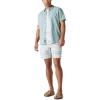 imageLucky Brand Mens 7quot Pull Up Linen ShortBlue Stripe