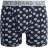imageLucky Brand Mens Boxer Briefs  3 Pack Classic Mens Underwear Boxer Briefs with Functional Fly  Soft Cotton Boxers for MenBlue HeatherPrintCharcoal