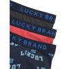 imageLucky Brand Mens Boxer Briefs  3 Pack Classic Mens Underwear Boxer Briefs with Functional Fly  Soft Cotton Boxers for MenCharcoal Grey HeatherMood Indigo PrintMineral Red