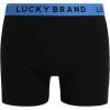 imageLucky Brand Mens Boxer Briefs  3 Pack Classic Mens Underwear Boxer Briefs with Functional Fly  Soft Cotton Boxers for MenJet BlackBlackJet Black Print