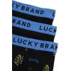 imageLucky Brand Mens Boxer Briefs  3 Pack Classic Mens Underwear Boxer Briefs with Functional Fly  Soft Cotton Boxers for MenJet BlackBlackJet Black Print