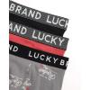 imageLucky Brand Mens Boxer Briefs  3 Pack Classic Mens Underwear Boxer Briefs with Functional Fly  Soft Cotton Boxers for MenJet Blackdecember Sky Printmineral Red