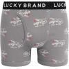 imageLucky Brand Mens Boxer Briefs  3 Pack Classic Mens Underwear Boxer Briefs with Functional Fly  Soft Cotton Boxers for MenJet Blackdecember Sky Printmineral Red