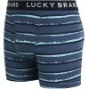 imageLucky Brand Mens Boxer Briefs  3 Pack Classic Mens Underwear Boxer Briefs with Functional Fly  Soft Cotton Boxers for MenMood IndigoStripeSea Angel