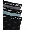 imageLucky Brand Mens Boxer Briefs  3 Pack Classic Mens Underwear Boxer Briefs with Functional Fly  Soft Cotton Boxers for MenSmoked PearlPrintLead