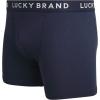 imageLucky Brand Mens Boxer Briefs  3 Pack Classic Mens Underwear Boxer Briefs with Functional Fly  Soft Cotton Boxers for MenSolid Navy