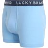 imageLucky Brand Mens Boxer Briefs  3 Pack Soft Mens Underwear Boxer Briefs with Contour Pouch  Breathable Boxers for MenVintage IndigoFaded DenimLight Blue