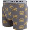 imageLucky Brand Mens Boxer Briefs  3 Pack Soft Stretch Casual Mens Underwear with Functional Fly Pouch Boxers S2XLIndigoSmoked Pearl PrintCharcoal Grey