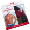 imageLucky Brand Mens Boxer Briefs  3 Pack Soft Stretch Casual Mens Underwear with Functional Fly Pouch Boxers S2XLJet BlackTibetan Red PrintDark Olive Heather