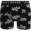imageLucky Brand Mens Boxer Briefs  3 Pack Soft Stretch Casual Mens Underwear with Functional Fly Pouch Boxers S2XLMedium GreyJet Black PrintRed Ochre