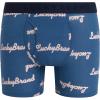imageLucky Brand Mens Boxer Briefs  3 Pack Soft Stretch Casual Mens Underwear with Functional Fly Pouch Boxers S2XLMood IndigoVintage Indigo PrintCharcoal Grey Heather