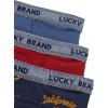 imageLucky Brand Mens Boxer Briefs  3 Pack Soft Stretch Casual Mens Underwear with Functional Fly Pouch Boxers S2XLRed OchreIndigo PrintVintage Indigo
