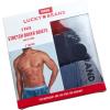 imageLucky Brand Mens Boxer Briefs  3 Pack Soft Stretch Casual Mens Underwear with Functional Fly Pouch Boxers S2XLRed OchreIndigo PrintVintage Indigo