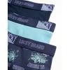 imageLucky Brand Mens Boxer Briefs  3 Pack Soft Stretch Casual Mens Underwear with Functional Fly Pouch Boxers S2XLTotal EclipseMood Indigo PrintReef Waters