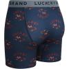 imageLucky Brand Mens Boxer Briefs  4 Pack Sport Soft Boxers for Men with No Fly Pouch  Performance Mens Underwear Boxer BriefsDark GreyRed OchreTotal Eclipse PrintMedium Grey