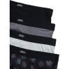 imageLucky Brand Mens Boxer Briefs  4 Pack Sport Soft Boxers for Men with No Fly Pouch  Performance Mens Underwear Boxer BriefsMedium GreyBlackBlack PrintSoft Grey