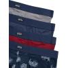 imageLucky Brand Mens Boxer Briefs  4 Pack Sport Soft Boxers for Men with No Fly Pouch  Performance Mens Underwear Boxer BriefsMood IndigoLight GreyPrintTibetan Red