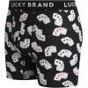 imageLucky Brand Mens Boxer Briefs  4 Pack Sport Soft Boxers for Men with No Fly Pouch  Performance Mens Underwear Boxer BriefsSmoked PearlJet BlackPrint