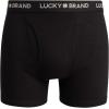 imageLucky Brand Mens Boxer Briefs  6 Pack Classic Mens Underwear Boxer Briefs with Functional Fly  Soft Cotton Boxers for MenBlackBlackBlack