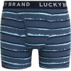 imageLucky Brand Mens Boxer Briefs  6 Pack Classic Mens Underwear Boxer Briefs with Functional Fly  Soft Cotton Boxers for MenMood IndigoStripeSea Angel