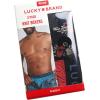 imageLucky Brand Mens Boxer Shorts  3 Pack Knit Cotton Boxers for Men with Functional Fly  Lightweight Mens Underwear BoxersCharcoal GreyHeatherjet Black PrintMineral Red
