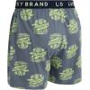 imageLucky Brand Mens Boxer Shorts  3 Pack Knit Cotton Boxers for Men with Functional Fly  Lightweight Mens Underwear BoxersDark GreyStormy Weather PrintLight Grey Heather