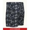 imageLucky Brand Mens Boxer Shorts  3 Pack Woven Cotton Boxers for Men with Functional Fly  Lightweight Mens Underwear BoxersBlueBlackPalm Tree