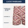 imageLucky Brand Mens Boxer Shorts  3 Pack Woven Cotton Boxers for Men with Functional Fly  Lightweight Mens Underwear BoxersTotal Eclipse PlaidMedium GreyTotal Eclipse Print