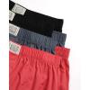 imageLucky Brand Mens Boxer Shorts  6 Pack Relaxed Fit Cotton Boxers with Functional Fly and Elastic Waistband Sizes SXLMedium GreyMineral RedJet Black