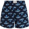 imageLucky Brand Mens Boxer Shorts  6 Pack Relaxed Fit Cotton Boxers with Functional Fly and Elastic Waistband Sizes SXLTotal Eclipse PlaidMedium GreyTotal Eclipse Print